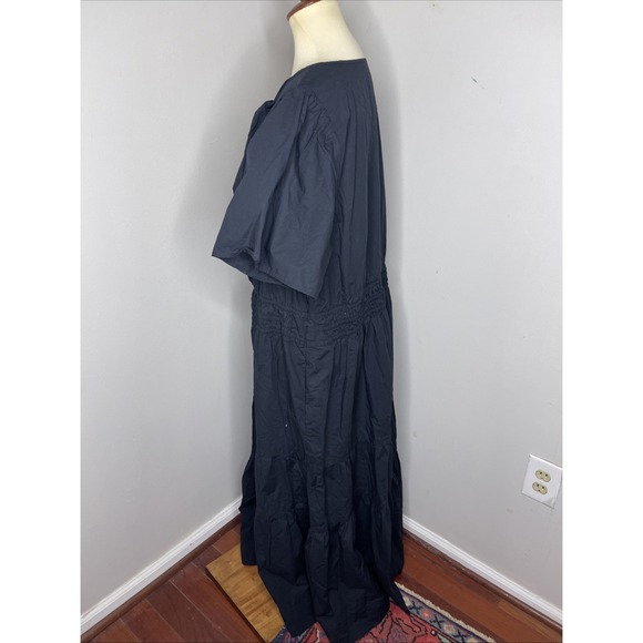 Anthropologie Womens The Somerset Maxi Dress Pullover Black‎ Plus Size 3X - Picture 4 of 11